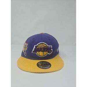 New Era Los Angeles Lakers City Cluster 59FIFTY Snap Back Hat Cap Purple